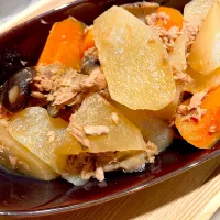 ツナと大根の煮物|茶茶茶さん