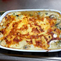 牡蠣と春菊の味噌グラタン|Sachyさん