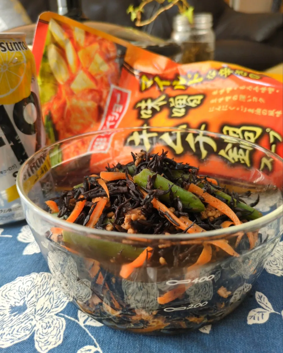 ひじきそぼろ煮|まりおさん