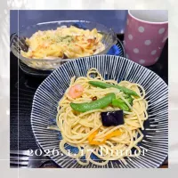 ペペロンチーノ&グラタン|いのっちさん