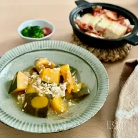 びせんさんの料理 カボチャのひき肉餡掛け～|FIKA789さん
