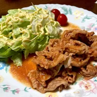 豚肉炒め|はっちぃさん