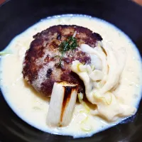 葱の和風豆乳味噌ハンバーグ|mootsさん