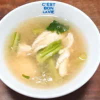 蕪と鶏ささみのとろみスープ| mootsさん