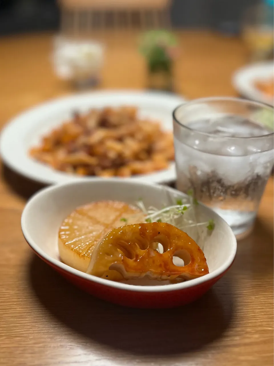 1/17の夕食　大根と蓮根のソテー|yoneさん