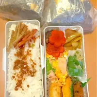 今日の旦那のお弁当| sacchan( ﾐΦﻌΦ)ฅさん