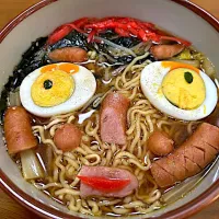 マルちゃん正麺🍜、醤油味❗️(*´꒳`*)✨|サソリさん