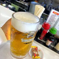 今日は熊フリーの渥美半島安心登山、衣笠山→滝頭山周回しました。下山後のお楽しみ、三河田原駅近くの「ラーメン広場  麺福」さんで生大かんぱーい🍺今朝体重測ったら62.4kで昨日より0.6kも増えちゃったのに、これじゃあ理想体重60kが遠ざかるばかり💦（実況中継開始）| なびさん