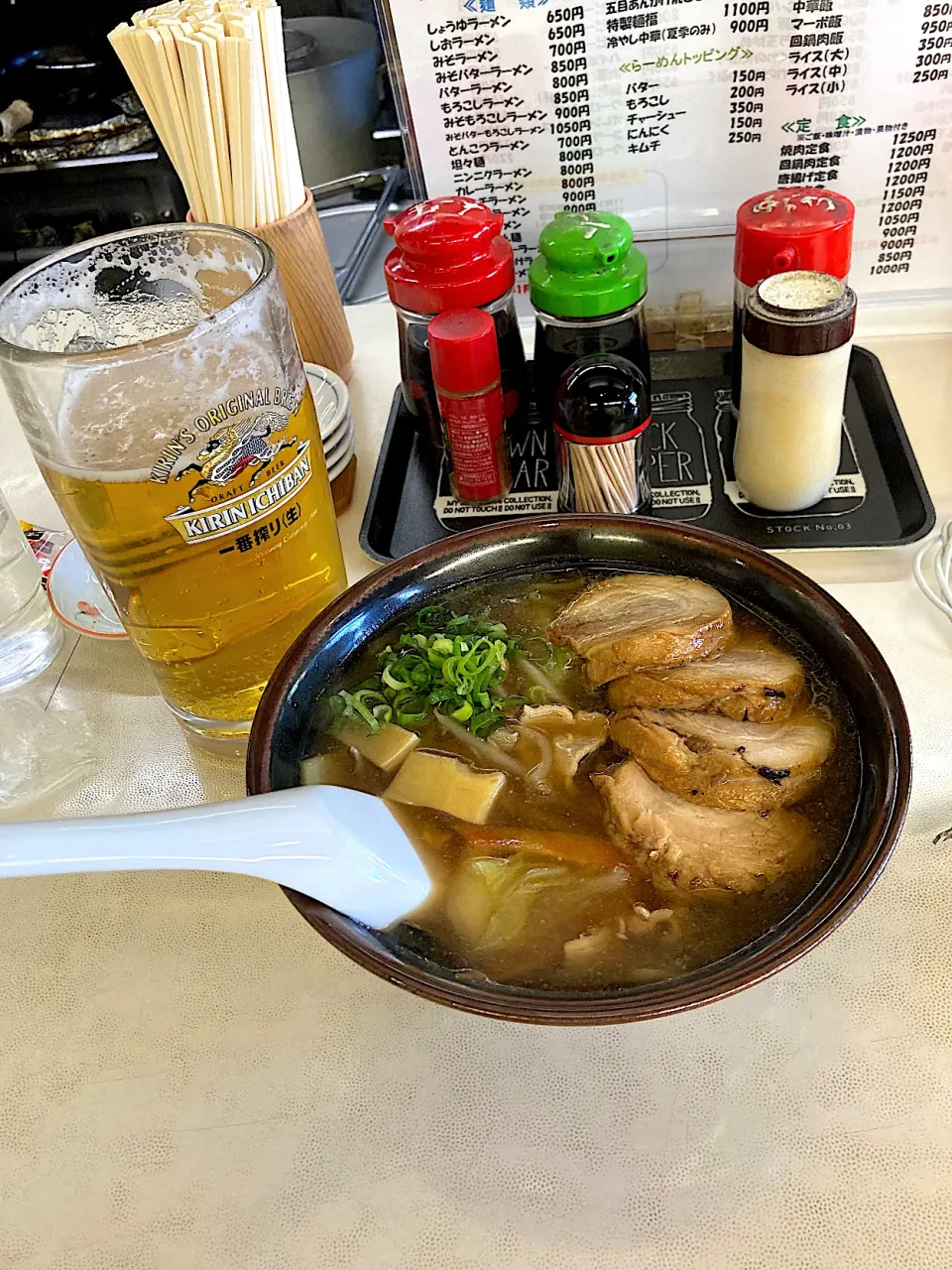 五目あんかけラーメンチャーシュートッピング@「ラーメン広場  麺福」さん（三河田原駅近く）いただきまーす😋（実況中継終了）|なびさん
