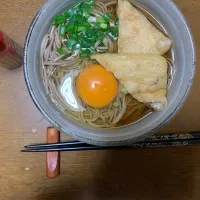 昼食　月見キツネそば|ATさん