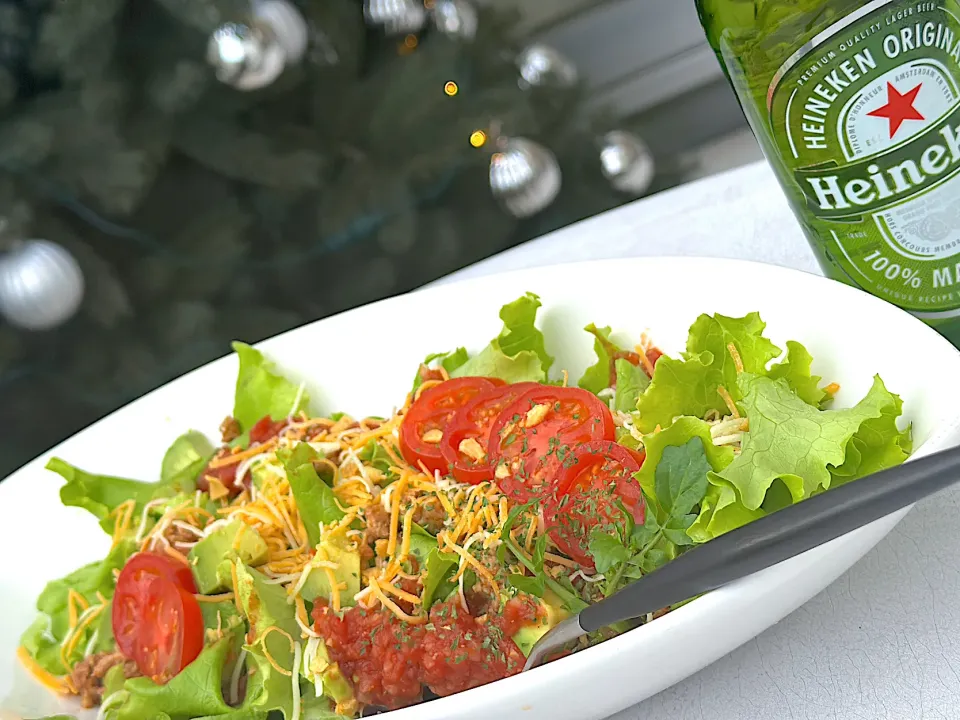 タコライス日和❤️こんな時間になちゃったょ👩‍🍳|Mayoさん