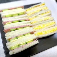 夕飯 サンドイッチ|ふわふわさん