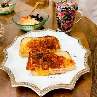 ハチミツベーコン🥓チーズトースト|ショコラさん