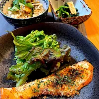 サーモンのパン粉焼き|Mikaさん