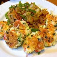 はんぺん焼き（はんぺん・カニカマ・葱・チーズ・マヨ）|じゅんさんさん