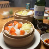 1/28の夕食　蒸し野菜|yoneさん