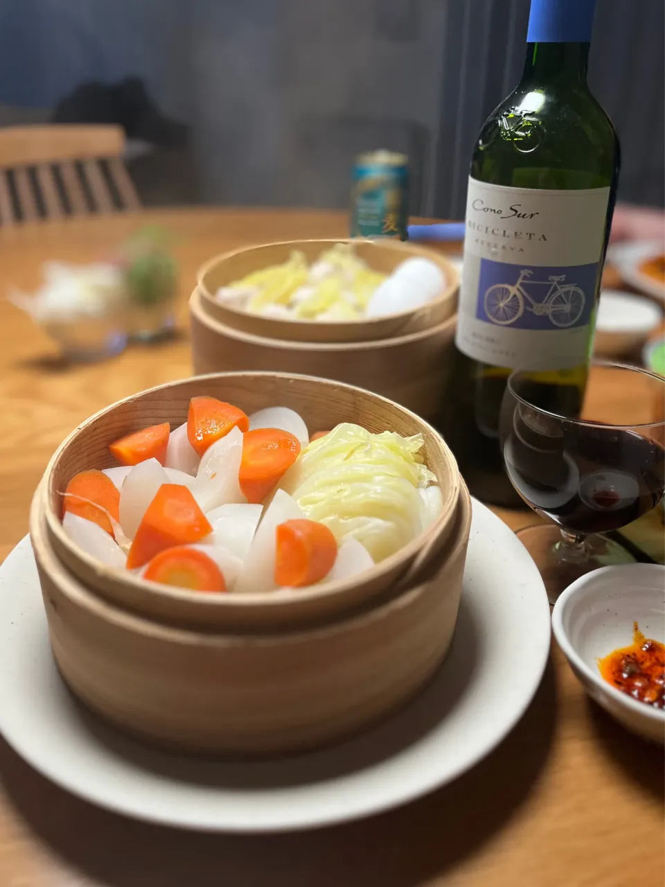 1/28の夕食　蒸し野菜|yoneさん