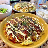 キャベツたっぷりお好み焼きー！| ラゴさん。さん