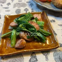 油麦菜炒め|友さん