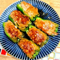 ピーマンの肉詰め🫑