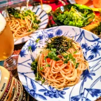 辛子明太子パスタ