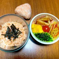 1月19日お弁当＆朝練おにぎり|Meimamaさん