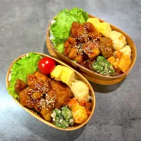 ヤンニョムチキン弁当|のんさん