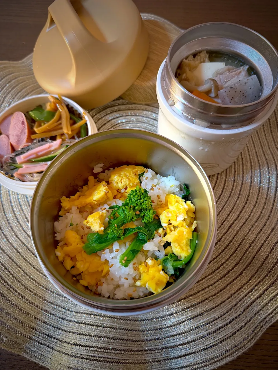 アッチさんの料理　菜の花ごはん|いっちゃんさん