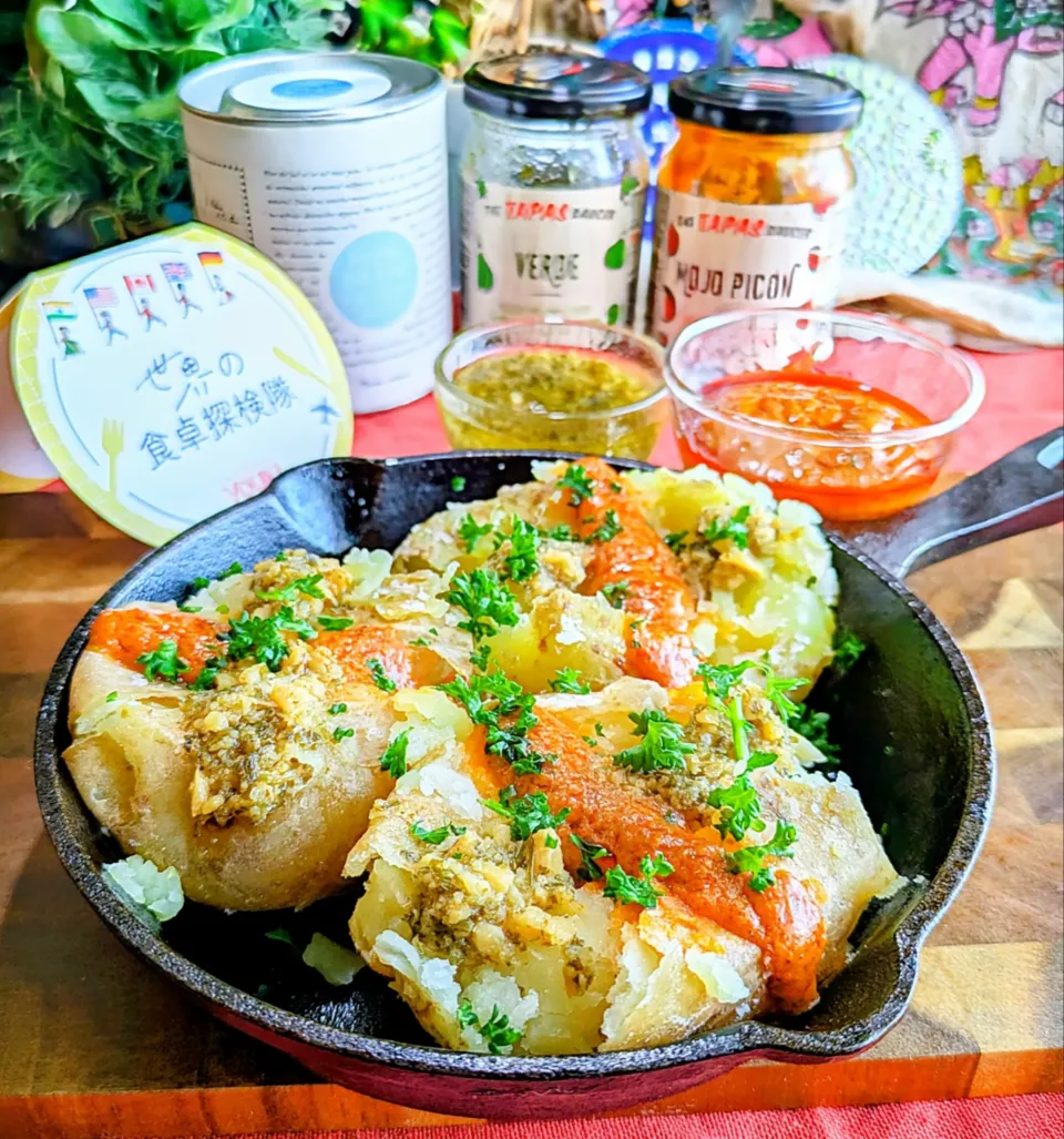 🌏『世界の食卓探検の旅〜🇪🇸スペイン』
【🇪🇸パタタス アルガダスとモホ】|ayaさん