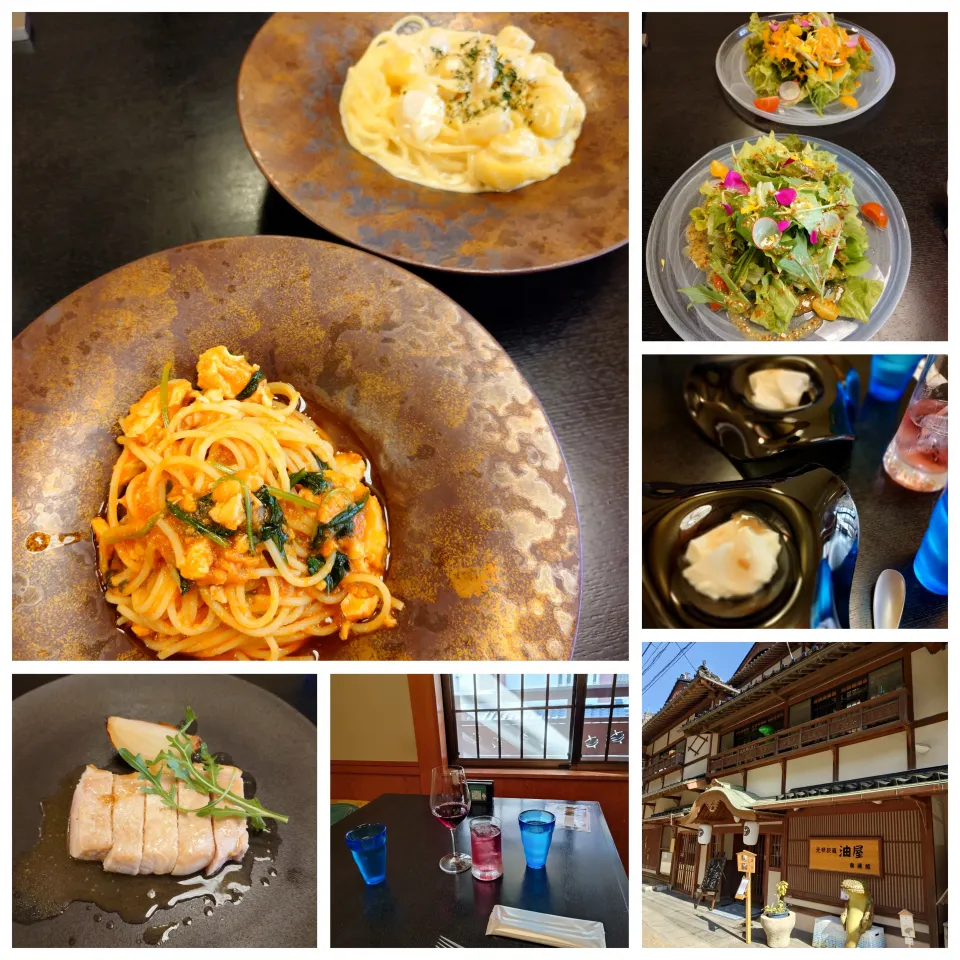 油屋食湯館でイタリアンランチ|うたかた。さん