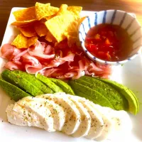 ワインのおつまみ色々🥑🥩🧀|KANAさん