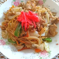 我が家のマルちゃん焼きそば♥