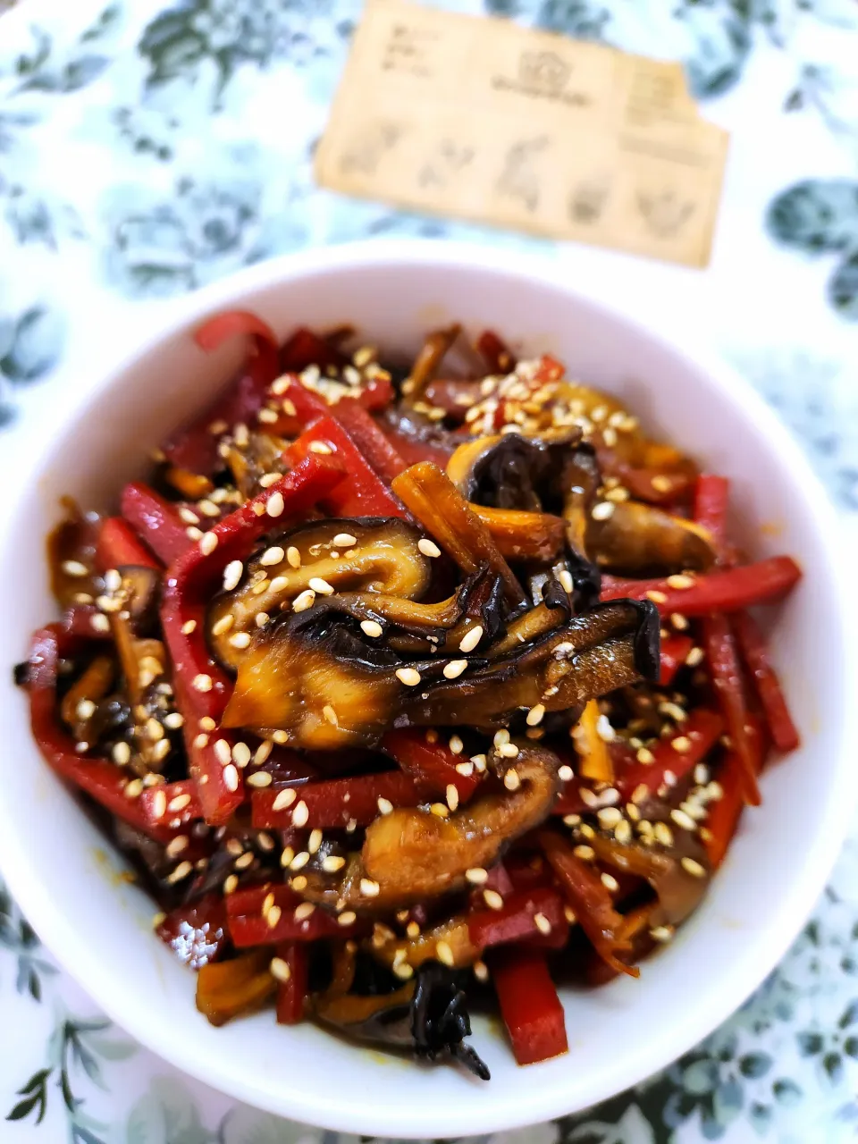 🔷☀️天日干し🍄きのこのと🥕金時人参のきんぴら🔷|@きなこさん