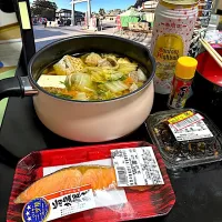 日曜日の晩ごはん😋鴨鍋🍲| すかラインさん