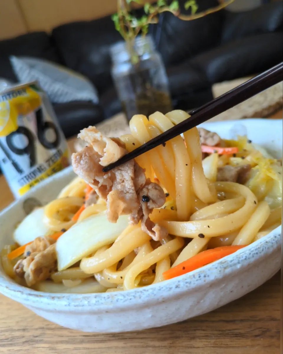 和風焼きうどん|まりおさん