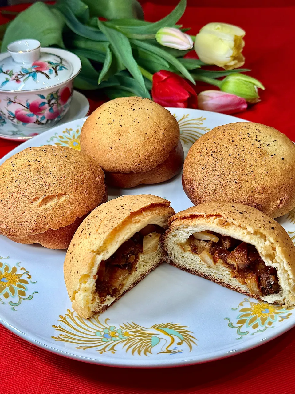 チャーシューメロンパン|鬼百合さん