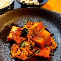豚肉と厚揚げのコチュジャン炒め|Mikaさん