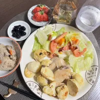 1/19晩ご飯：手羽先グリル|ななみんさん