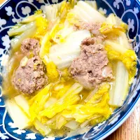 かみさんの”肉団子＆白菜スープ”＠自宅飯| 平大さん