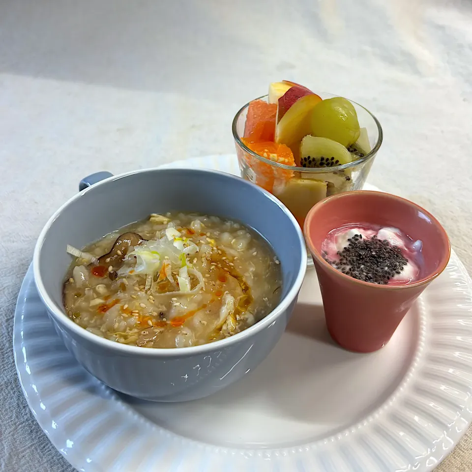 残ったスープで簡単雑炊|かっちゃん杉さん