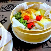 ももさんの料理 せいろ蒸し| ももさん