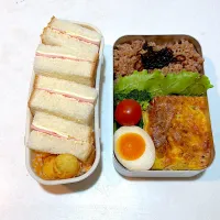 今日のオット弁当と、高３ムスメ弁当。|chi.aさん