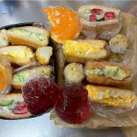今日は、サンドウィッチ。#毎日のお弁当記録|じゅんちゃんさん
