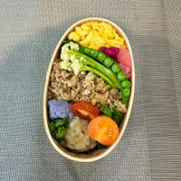 "鶏そぼろ"娘弁当|kazuさん