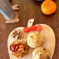 朝ごはん♯くるみマフィン| 小松菜さん