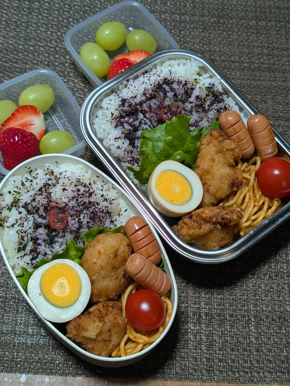 高校生、中学生弁当‪ ·͜·|ゆ☺︎︎さん