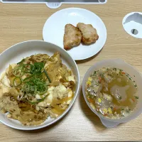 豆腐と納豆の卵丼|＾＾さん
