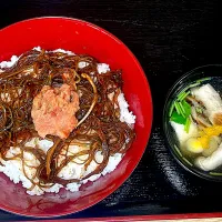 ピリ辛松前漬け丼|銀蔵じいちゃんさん