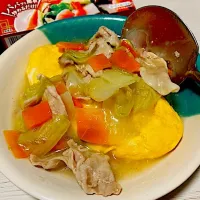 あんかけオムレツ