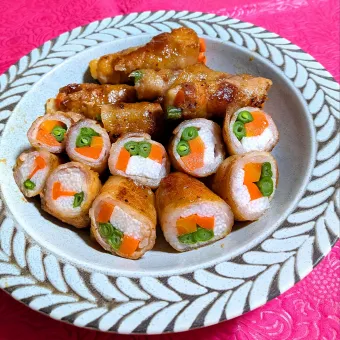 Snapdishの人気料理写真:長芋の豚肉巻